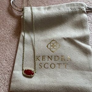 Red & Gold Elisa Kendra Scott Necklace